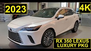 Lexus RX 350 Luxury package 2023 Interior and Exterior Feature Review in Edmonton [upl. by Tebor]