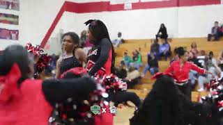 CONYERS MIDDLE SCHOOL HALFTIME CHEER AND DANCE PERFORMANCE VS MEMORIAL [upl. by Katzman]