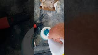 Chemical mixture for pretreating a patio plus before and after foamcannon diy pressurewash [upl. by Hellman444]