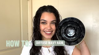 How to Diffuse Wavy Hair  Curlsmith [upl. by Ahsitniuq325]