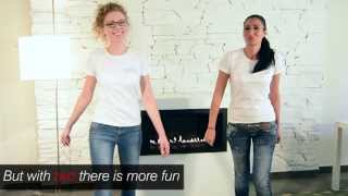 Bio ethanol fireplace installation PrimeFire uncensored [upl. by Tu]