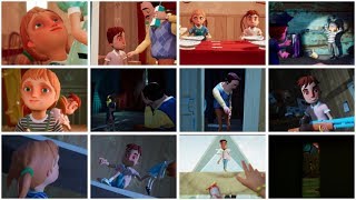 HELLO NEIGHBOR HIDE AND SEEK ALL CUTSCENES [upl. by Grimona]