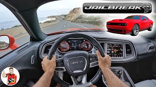 The Dodge Challenger SRT Jailbreak is a Savory Supercharged Menace POV Drive Review [upl. by Inva]