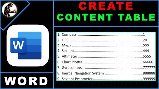 How to Make in Word Table of Contents  Numbering Pages amp Formatting Paragraphs [upl. by Wooster]