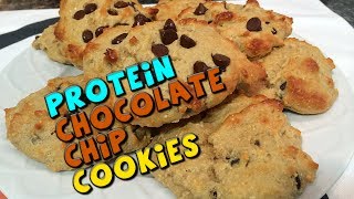 Protein Chocolate Chip Cookies Recipe  Bodybuilding Cookie [upl. by Nyluqcaj]