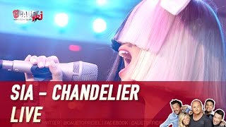 Sia  Chandelier  Live  C’Cauet sur NRJ [upl. by Lilas]