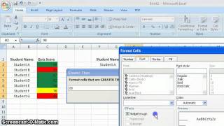 Color Coding Data in MS Excel [upl. by Aneehsak]