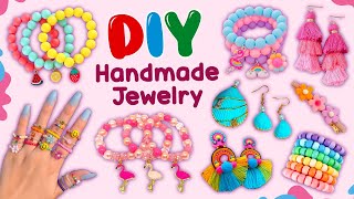 16 DIY HANDMADE JEWELRY IDEAS  Bracelet Necklace and more [upl. by Ahders]