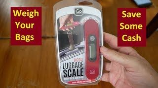 Go Travel Digital Luggage Scale Review  Weigh Your Bags Travel Light amp Avoid Luggage Fees [upl. by Guadalupe87]