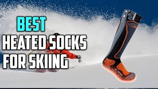 Top 5 Best Heated Socks for Skiing Review 2023  Electric HeatedWarming Heated Premium Socks [upl. by Wooldridge320]