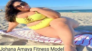 Johana Amaya Curvey plus size modelBiography Age Relationship [upl. by Slifka437]