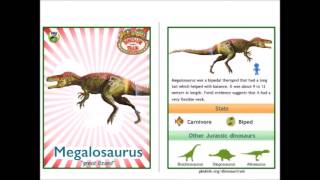 Dinosaur Train collectors cards with real images and sounds [upl. by Atinihc]