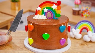 Yummy Chocolate Cake 🌈 Top 100 Softest Miniature Rainbow Cake Decorating Idea 🌈 Coco Cakes [upl. by Anippesuig869]