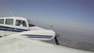 Flight Training  Feathering Propeller amp Restart [upl. by Attenej457]