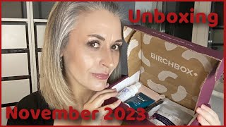 BirchBox November 2023  November 2023 Beauty Box Unboxing  November Monthly Selection [upl. by Sauncho930]