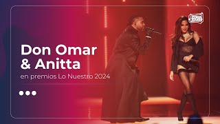 Don Omar amp Anitta  Salió el Sol Premios Lo Nuestro 2024 [upl. by Gunthar]