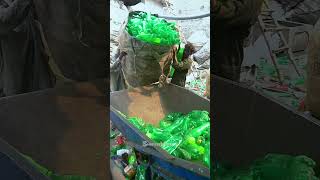 Crushing Plastic Bottles for Recycling A MustSee Process [upl. by Maximilien]