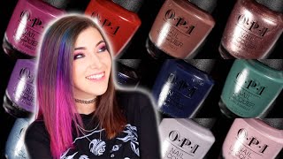 OPI DTLA Fall 2021 Nail Polish Collection Swatches  KELLI MARISSA [upl. by Elehcir]