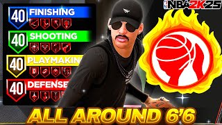 New ALL AROUND 2 WAY 66 ISO LOCKDOWN Build Can DO IT ALL in NBA 2K25 BEST BUILD [upl. by Mitchel528]