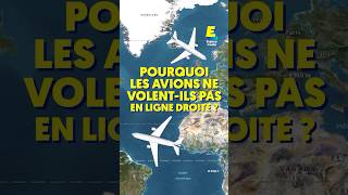 Pourquoi les avions ne volentils pas en ligne droite  ✈️ shorts [upl. by Odab]