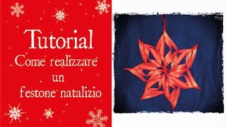 Come realizzare un festone natalizio [upl. by Nueoras]