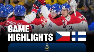 Highlights Czechia vs Finland  Bronze Medal Game  2024 WorldJuniors [upl. by Alekram]