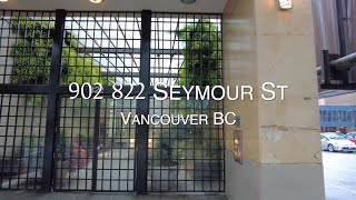 902 822 Seymour St Vancouver  Presented by The Bastien Group [upl. by Odlo]