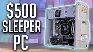 I Built a BUDGET Sleeper Gaming PC 2023 [upl. by Havot]