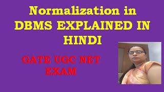 Normalization in DBMS in HINDI [upl. by Seditsira522]