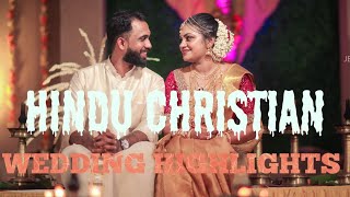 Hindu Christian wedding Highlights│Fredy amp Arathy [upl. by Derrek481]