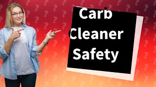 Can you spray carb cleaner while the engine is running [upl. by Yelnahs424]