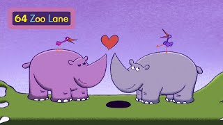 Love Story in 64 Zoo Lane 💕  Funny Compilations For Kids [upl. by Eiznikam432]