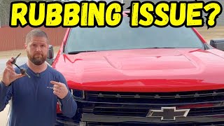 20192021 Chevy Silverado Rubbing Issue Fixed [upl. by Knuth]