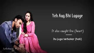 Mere Humsafar OST Lyrics Female With English Translation Yashal Shahid Amanat Ali Zaheer [upl. by Joly826]