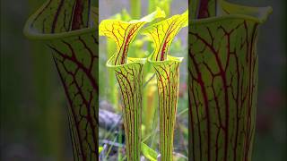 Sarracenia Flava  carnivorous plants that eat animals [upl. by Eulalee]