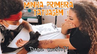 MINHA PRIMEIRA TATUAGEM 😜😱🥵 [upl. by Ennagrom]