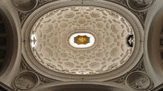 ROMA San Carlo Alle Quattro Fontane Borromini interno chiesa cortile cripta  videomix [upl. by Clarabelle]