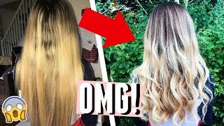 MY HAIR TRANSFORMATION DYEING MY HAIR OMBRÉ SUCCESS [upl. by Hallee]