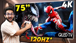 75 Inch QLED Google TV Gaming Beast amp Entertainment Giant  TCL 75P71B Pro [upl. by Aloise490]