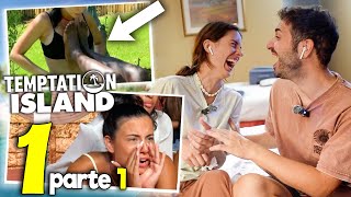 PIEDI sulle T3TT 🏝️ TEMPTATION ISLAND  Reaction PRIMA puntata parte 1 [upl. by Akenor]