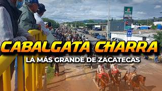 CABALGATA CHARRA EN COLONIA FELIPE ÁNGELES UNA DE LAS MÁS GRANDES DE ZACATECAS [upl. by Kahaleel]