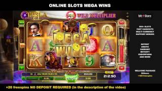 Tesla x246 3 Bet 739 Huge Win Online Slots GameArt BitStarz Online Casino [upl. by Afinom]