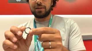 MOTA SmartRing lanello con vibrazione e notifiche anteprima IFA 2014 HDblog [upl. by Bechler]