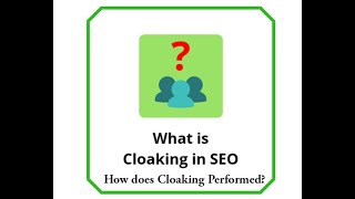 How does Cloaking Perform in SEO for Ranked Website on SERPs [upl. by Aicitel]