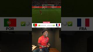 IShowSpeeds mixed reactions to 🇵🇹 vs 🇫🇷 Penalties ishowspeed uefa euro2024 viral shorts [upl. by Analaf746]