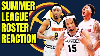 Denver Nuggets Summer League roster breakdown  reaction and players to watch [upl. by Ecinrev]