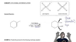 Syn Vicinal Dihydroxylation [upl. by Alrad599]