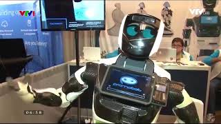 Robot Promobot CES 2018  VTV [upl. by Durham987]