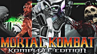 Mortal kombat 9  Every Character Xray performed on SHAO KAHN [upl. by Aural]