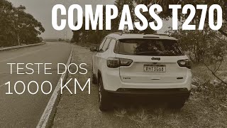 Novo Compass T270 Longitude 2022 TESTE DOS 1000 KM  Top Drive [upl. by Mazel]